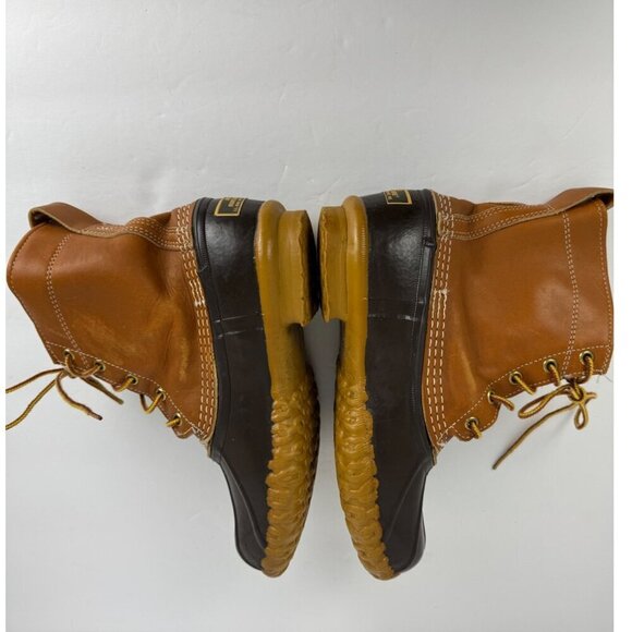 L.L. Bean Maine Hunting Shoe Boots Waterproof Outdoors Leather Women 8 USA - Picture 4 of 14